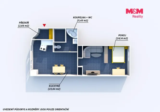 Pronájem bytu 2+kk, Plzeň, Vrchlického, 57 m2