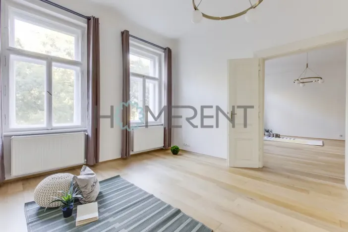 Pronájem bytu 2+kk, Praha - Karlín, Kaizlovy sady, 46 m2
