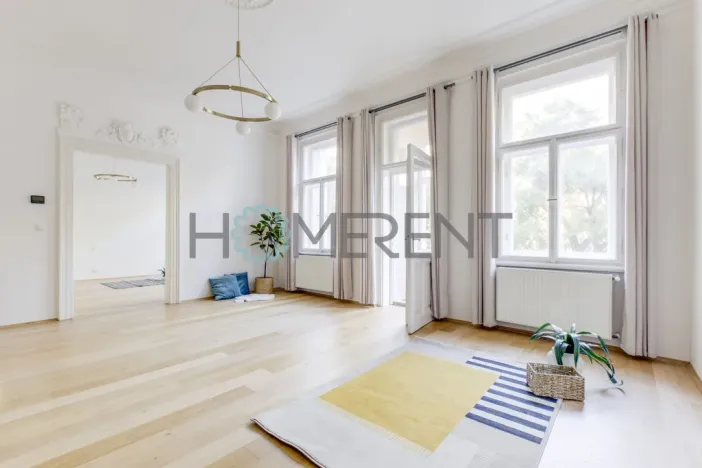 Pronájem bytu 2+kk, Praha - Karlín, Kaizlovy sady, 53 m2