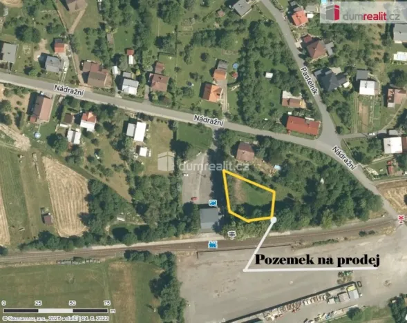 Prodej pozemku pro bydlení, Mořkov, Nádražní, 1041 m2
