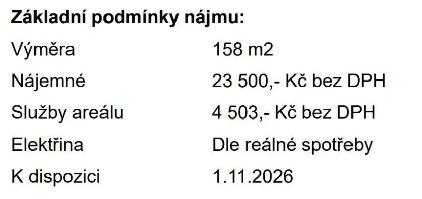 Pronájem skladu, Praha - Horní Počernice, 158 m2