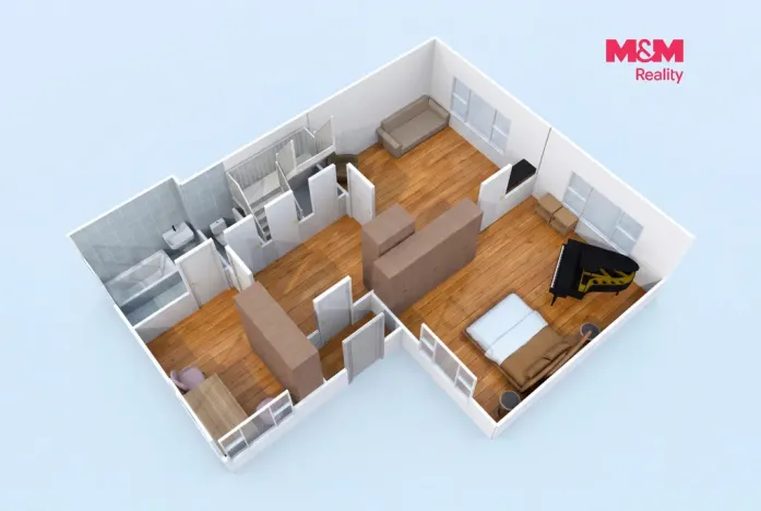 Prodej rodinného domu, Velké Přítočno, V lukách, 63 m2