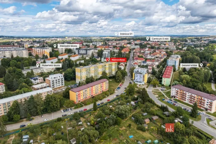 Prodej bytu 1+1, Jihlava, U Hřbitova, 34 m2
