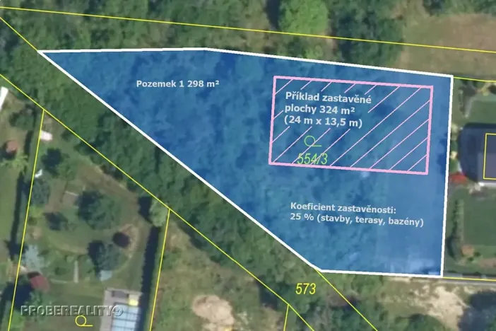 Prodej pozemku pro bydlení, Statenice, Lomená, 1298 m2