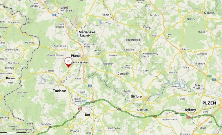 Prodej pozemku, Chodský Újezd - Nahý Újezdec, 1046 m2