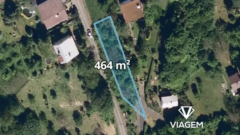 Prodej zahrady, Rusava, 464 m2