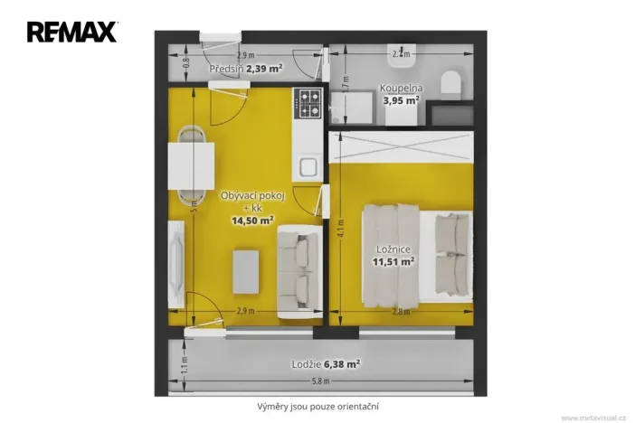 Prodej bytu 2+kk, Praha - Braník, Jílovská, 36 m2