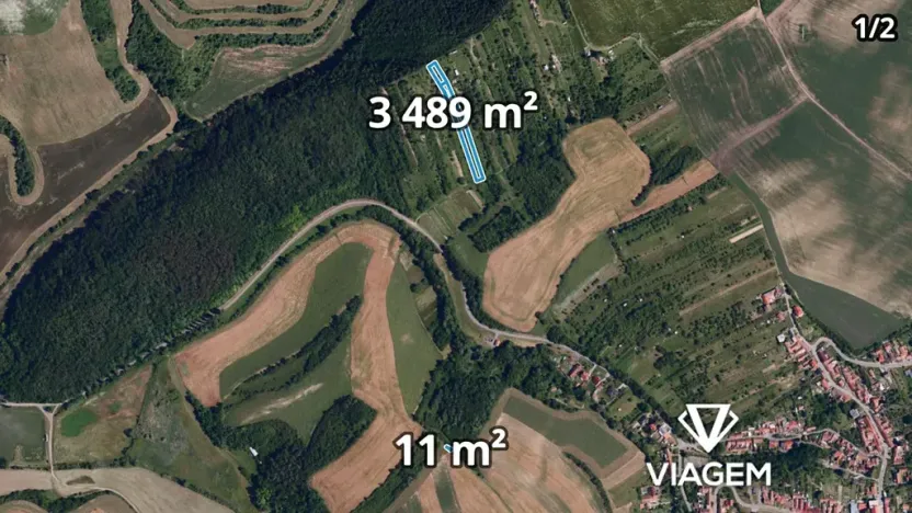 Prodej podílu zahrady, Kobeřice u Brna, 877 m2