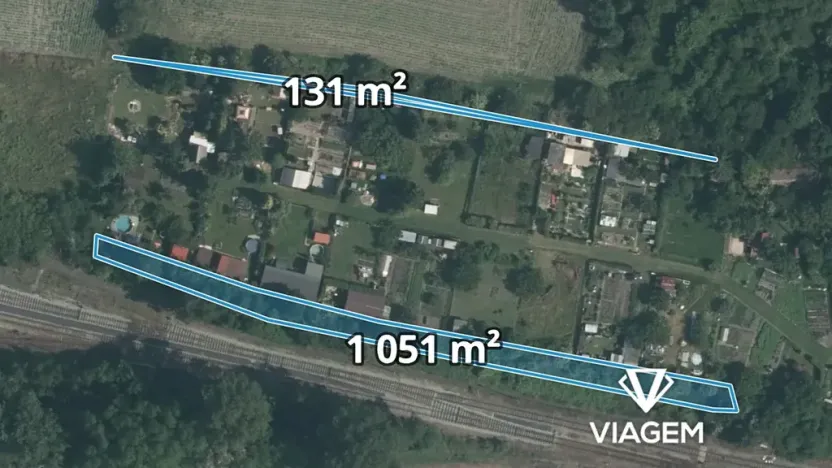 Prodej zahrady, Černčice, 1182 m2