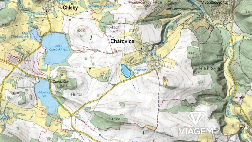 Prodej podílu pozemku, Chářovice, 1595 m2