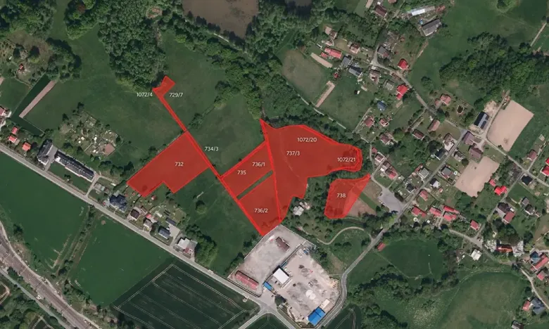 Prodej louky, Petrovice u Karviné, 34832 m2
