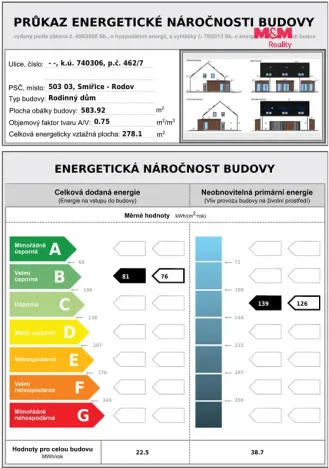 Prodej bytu 3+kk, Smiřice - Rodov, 81 m2