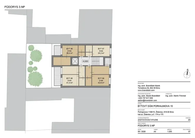 Prodej činžovního domu, Brno, Porhajmova, 380 m2