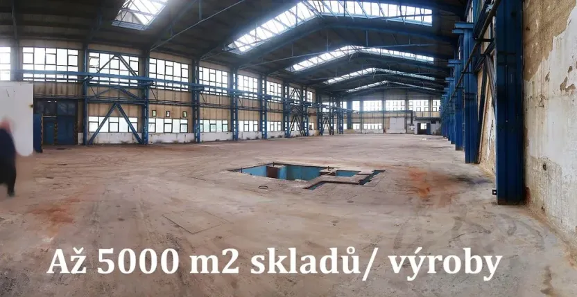 Pronájem skladu, Příbram - Příbram I, Obecnická, 1000 m2