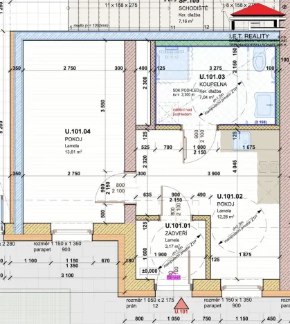 Prodej bytu 2+kk, Brno, Bratislavská, 38 m2