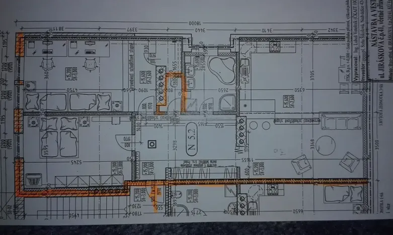 Prodej bytu 3+kk, Brno, Jiráskova, 112 m2