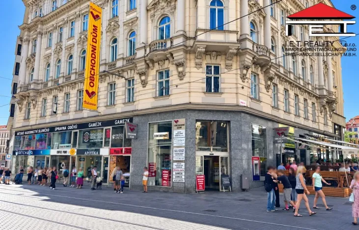 Pronájem obchodního prostoru, Brno, Masarykova, 30 m2