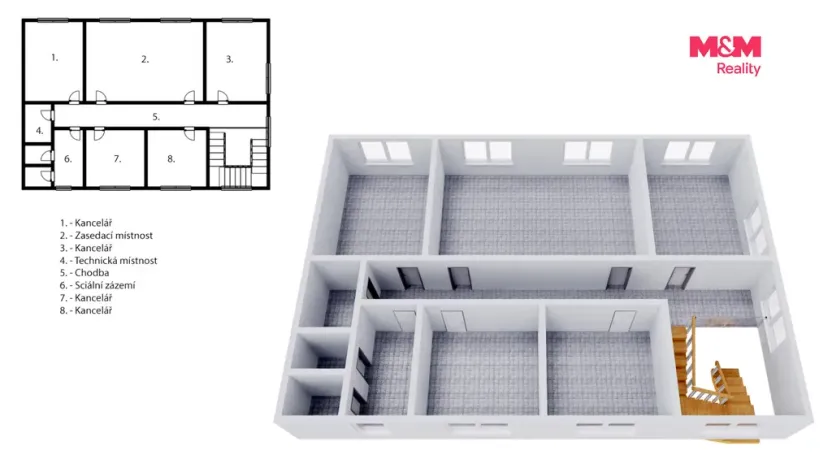 Prodej obchodního prostoru, Zbraslavice, 1381 m2