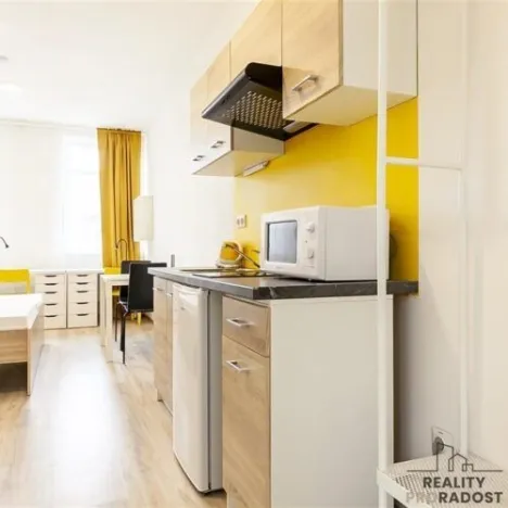 Pronájem bytu 1+kk, Brno, Hybešova, 22 m2