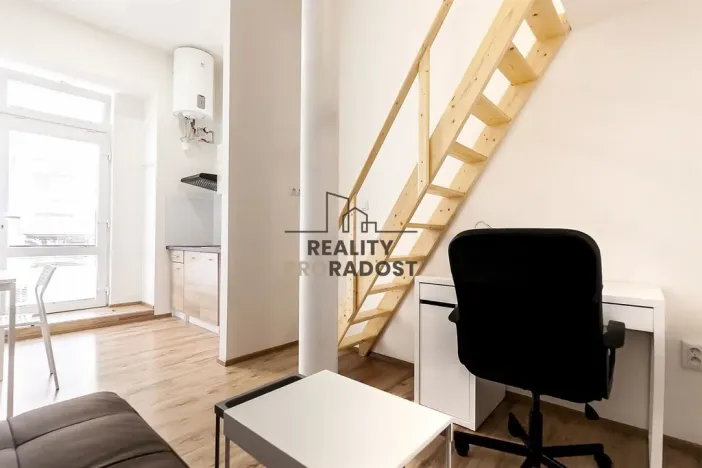 Pronájem bytu 1+kk, Brno, Hybešova, 21 m2