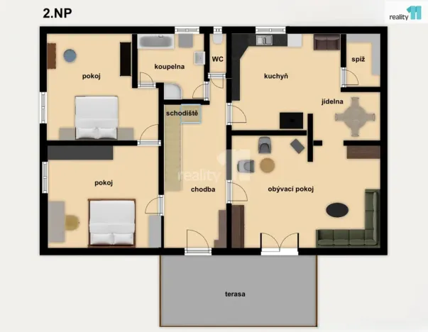 Prodej rodinného domu, Letiny - Bzí, 200 m2