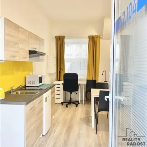 Pronájem bytu 1+kk, Brno, Václavská, 26 m2