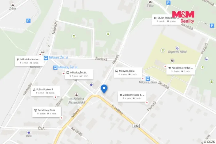 Prodej bytu 2+kk, Milovice, Mírová, 41 m2
