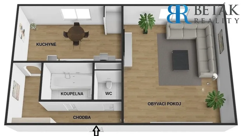Prodej bytu 1+1, Přerov - Přerov I-Město, Bratrská, 33 m2