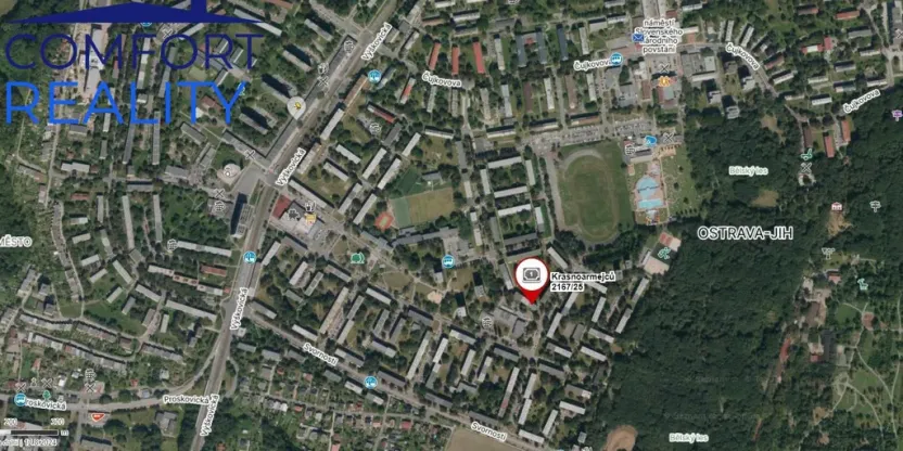 Prodej bytu 2+1, Ostrava - Zábřeh, Krasnoarmejců, 54 m2