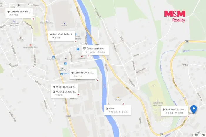 Prodej bytu 2+1, Úpice, Puškinova, 336 m2