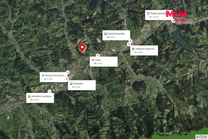 Prodej lesa, Nový Hrozenkov, 32112 m2