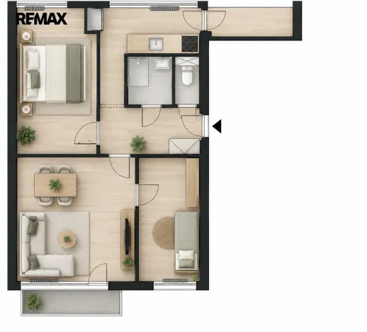 Prodej bytu 3+1, Hradec Králové - Slezské Předměstí, Severní, 63 m2