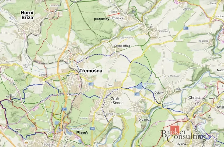 Prodej pozemku pro bydlení, Hromnice, 6411 m2
