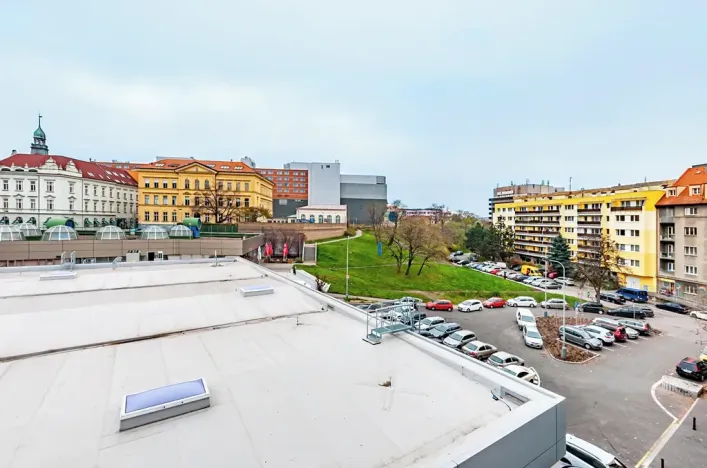 Pronájem bytu 1+kk, Praha - Vysočany, Bassova, 34 m2