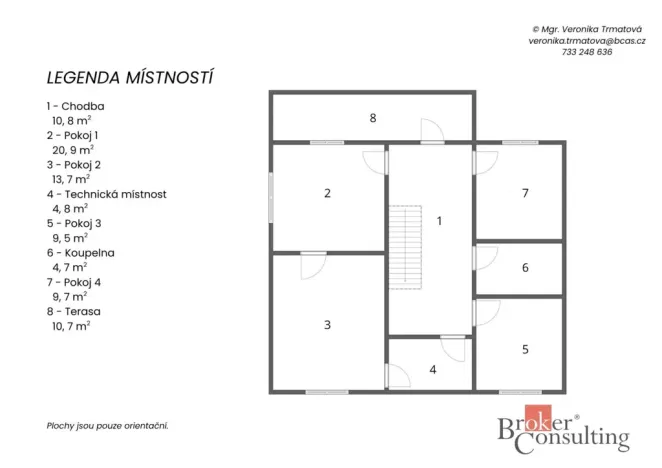 Pronájem rodinného domu, Čejkovice, 162 m2