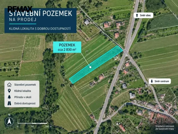 Prodej pozemku pro bydlení, Štěpánov nad Svratkou, 2463 m2