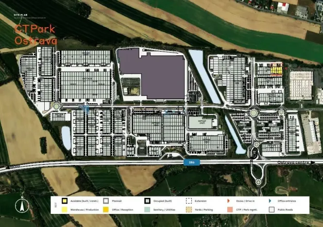 Pronájem skladu, Ostrava - Hrabová, Na Rovince, 1500 m2