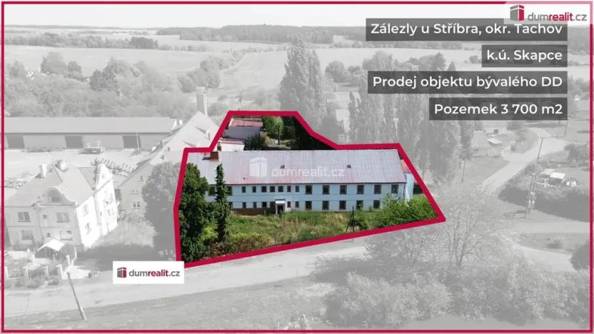 Prodej ubytování, Skapce - Zálezly, 1218 m2