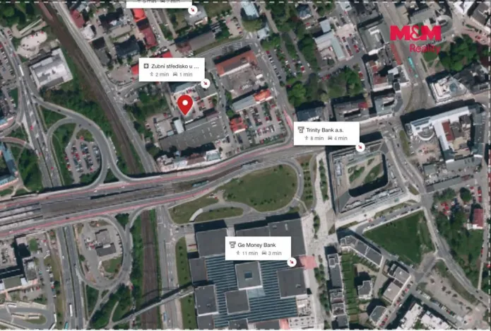 Pronájem kanceláře, Ostrava, Brandlova, 234 m2
