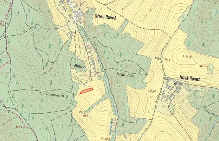 Prodej pozemku pro bydlení, Městečko Trnávka, 1320 m2