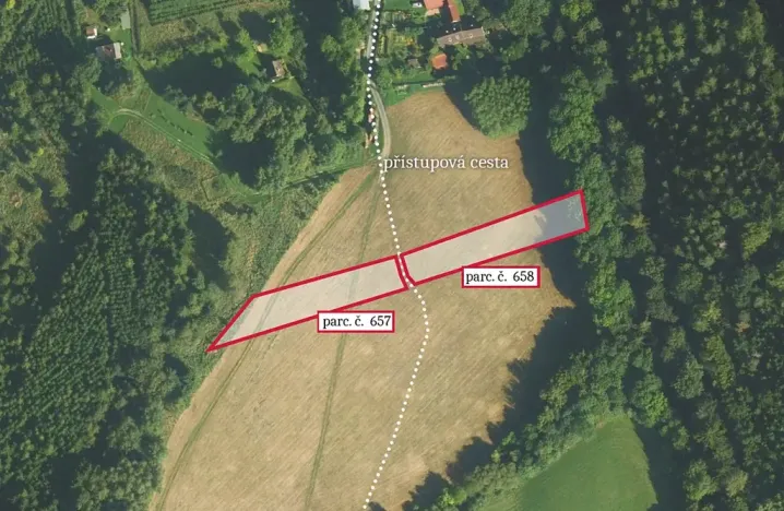 Prodej pozemku pro bydlení, Městečko Trnávka, 2647 m2