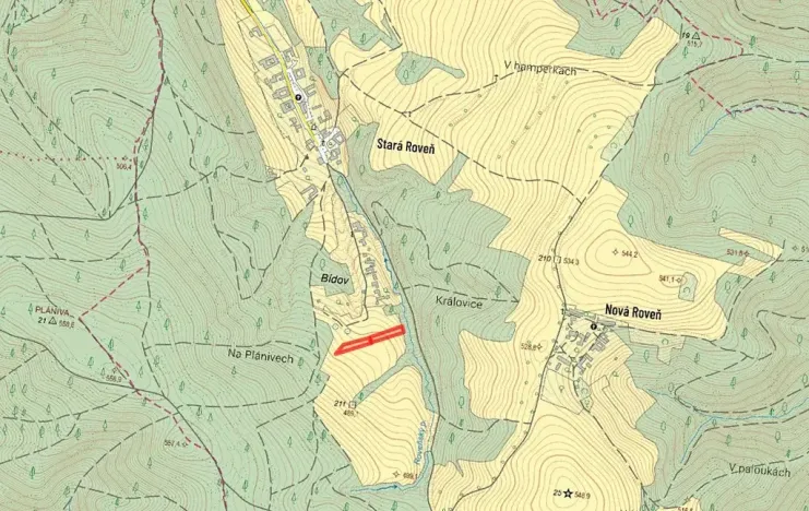 Prodej pozemku pro bydlení, Městečko Trnávka, 2647 m2