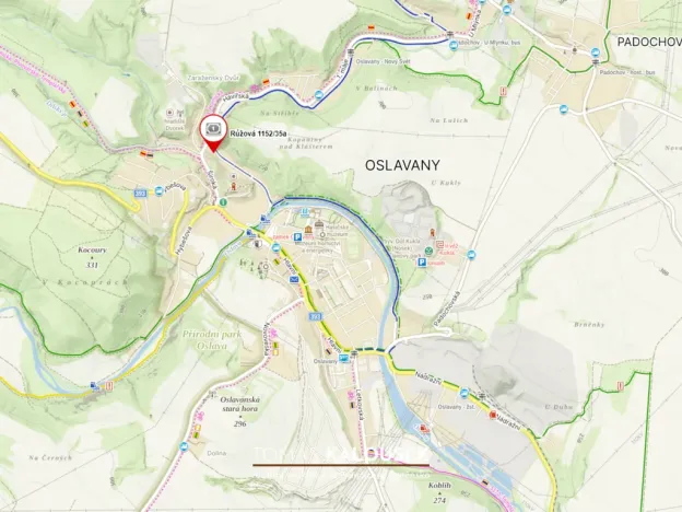 Pronájem bytu 3+kk, Oslavany, Růžová, 50 m2
