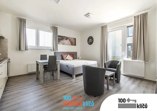 Pronájem bytu 1+kk, Praha - Lipence, Oddechová, 35 m2
