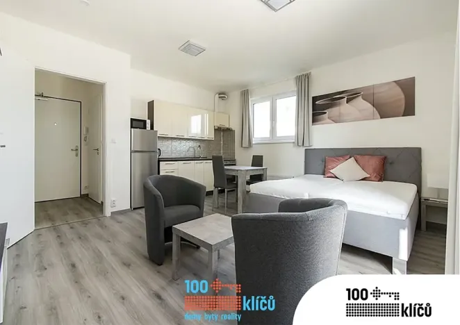 Pronájem bytu 1+kk, Praha - Lipence, Oddechová, 35 m2