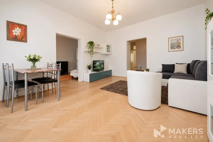 Prodej bytu 3+1, Praha - Smíchov, Plzeňská, 70 m2