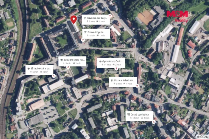 Pronájem bytu 1+kk, Česká Třebová, J. Drobného, 35 m2