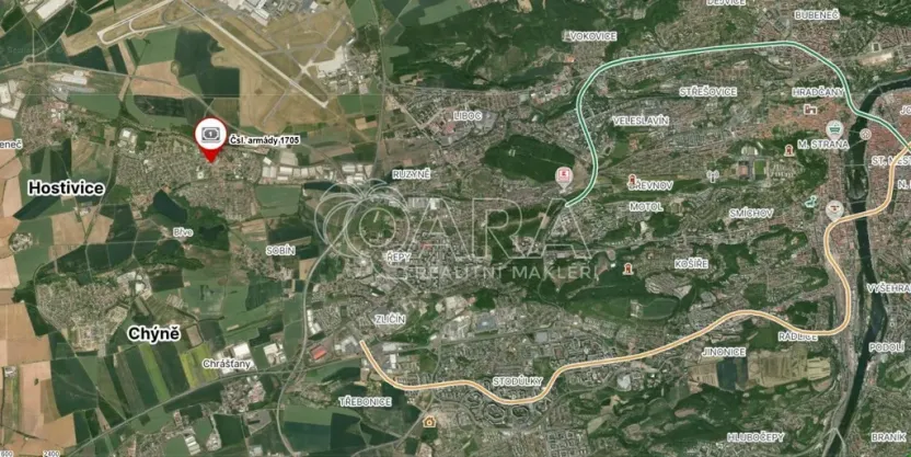 Prodej bytu 2+kk, Hostivice, Čsl. armády, 55 m2