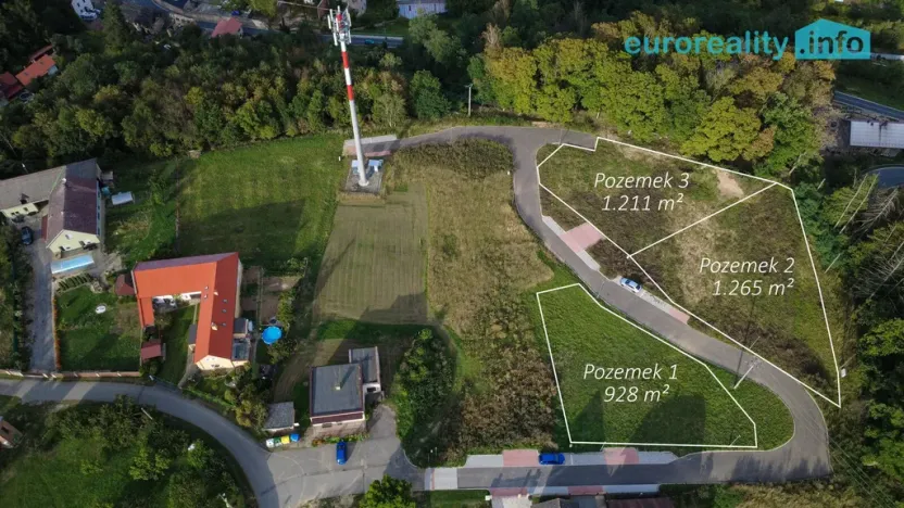 Prodej pozemku pro bydlení, Niměřice, 1211 m2