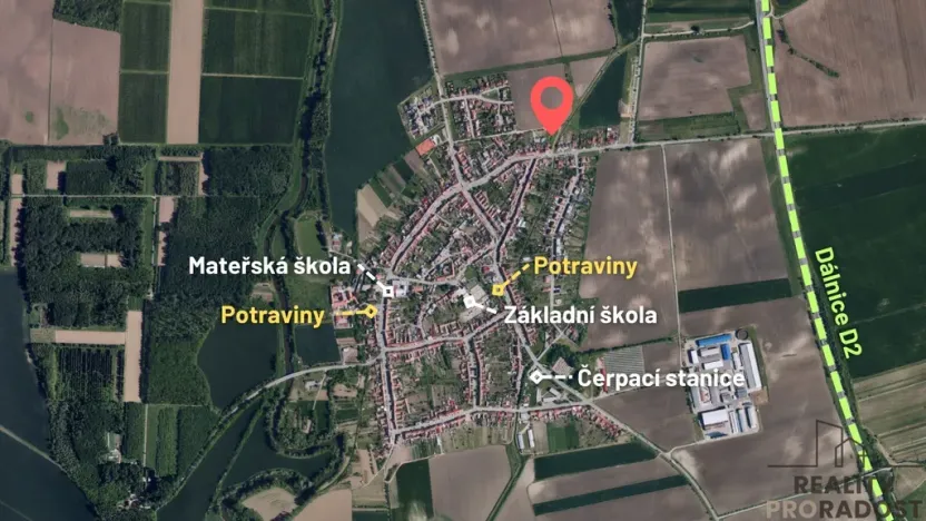 Prodej pozemku pro bydlení, Velké Němčice, 580 m2